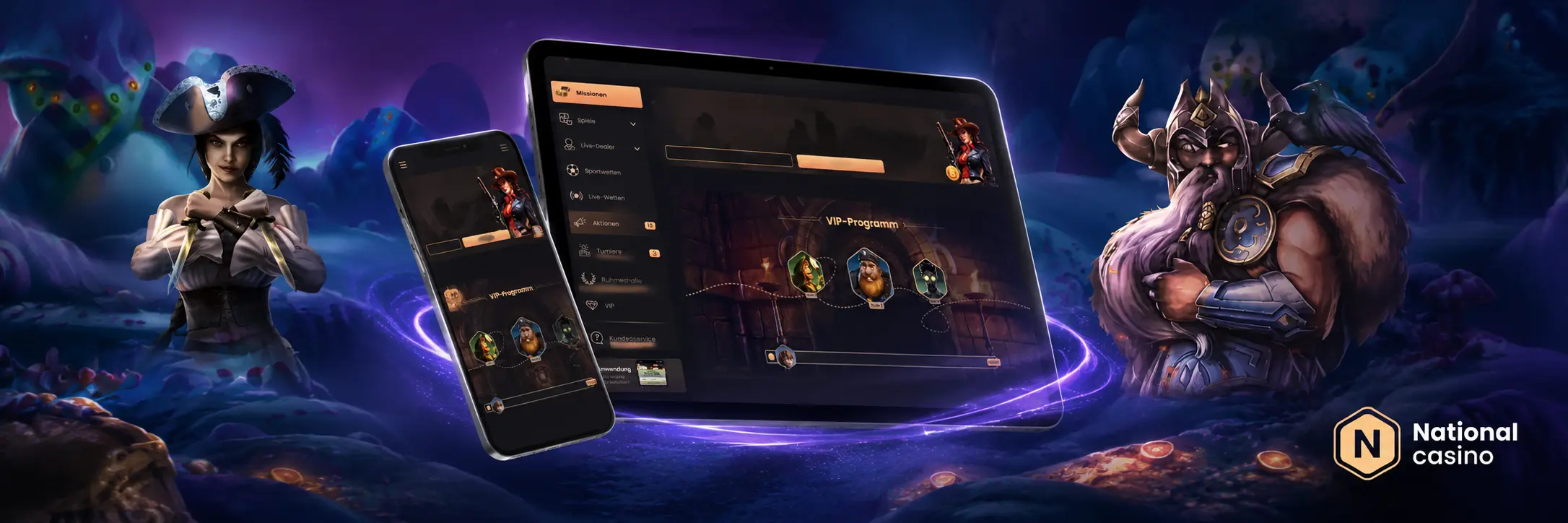 Mobile App von National Casino